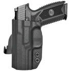 FN 509 Paddle Holster - Left Hand Black Back