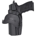 H&K 45 Full Size Paddle Holster - Right Hand Black Front