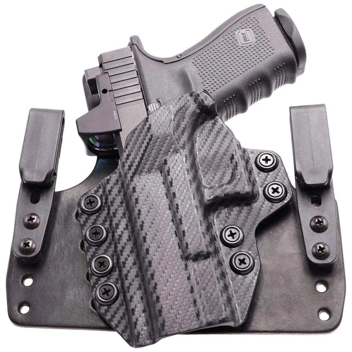 H&amp;K VP9 Leather Hybrid Holster (Wide) - Rounded by Concealment Express