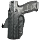 H&K VP9 Paddle Holster - Left Hand Carbon Fiber Back