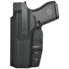 IWB Holster fits: Glock 42 - Right Hand Carbon Fiber Back