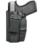 IWB Holster fits: Glock 42 - Left Hand Black Front