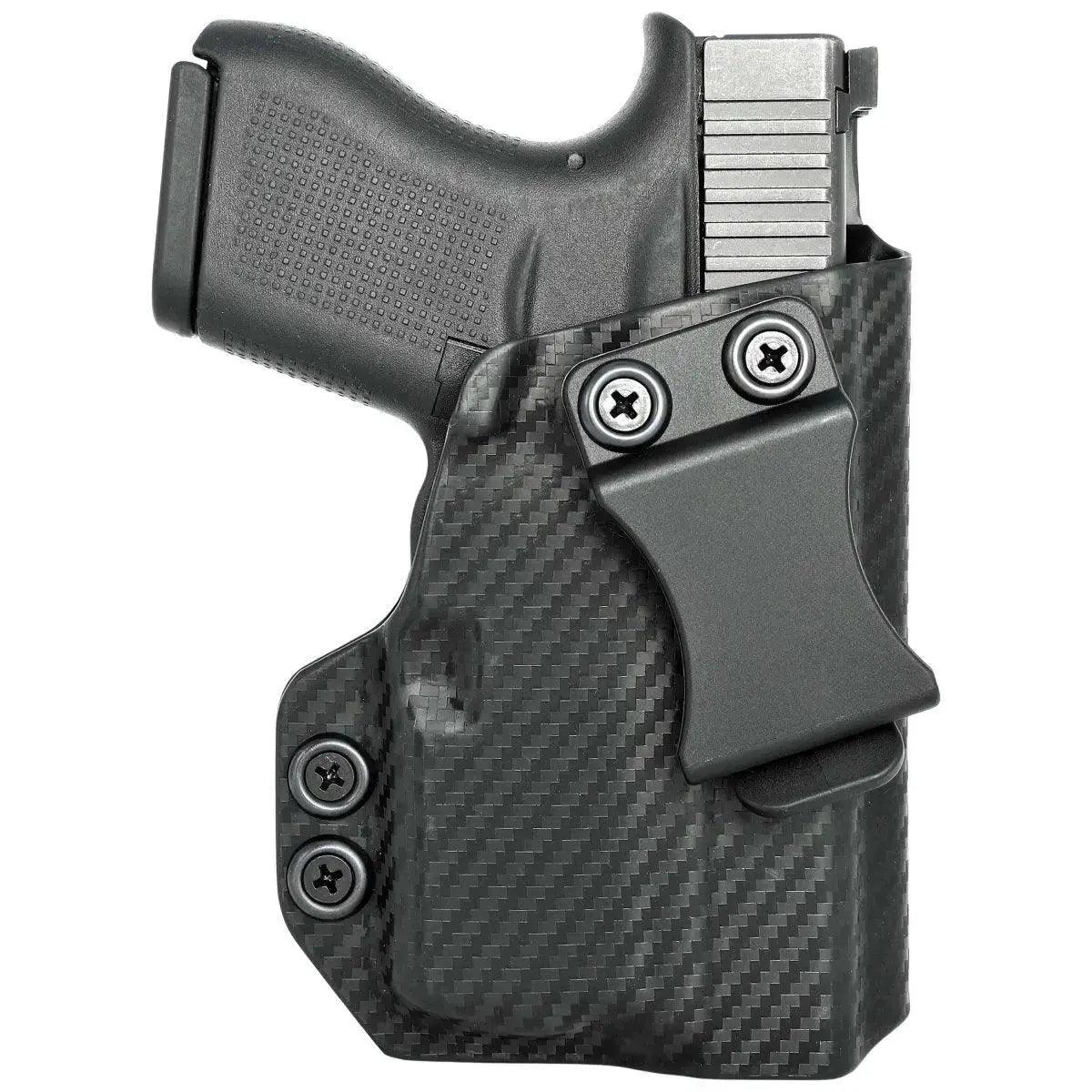 IWB Holster fits: Glock 43X TLR6 - Rounded by Concealment Express