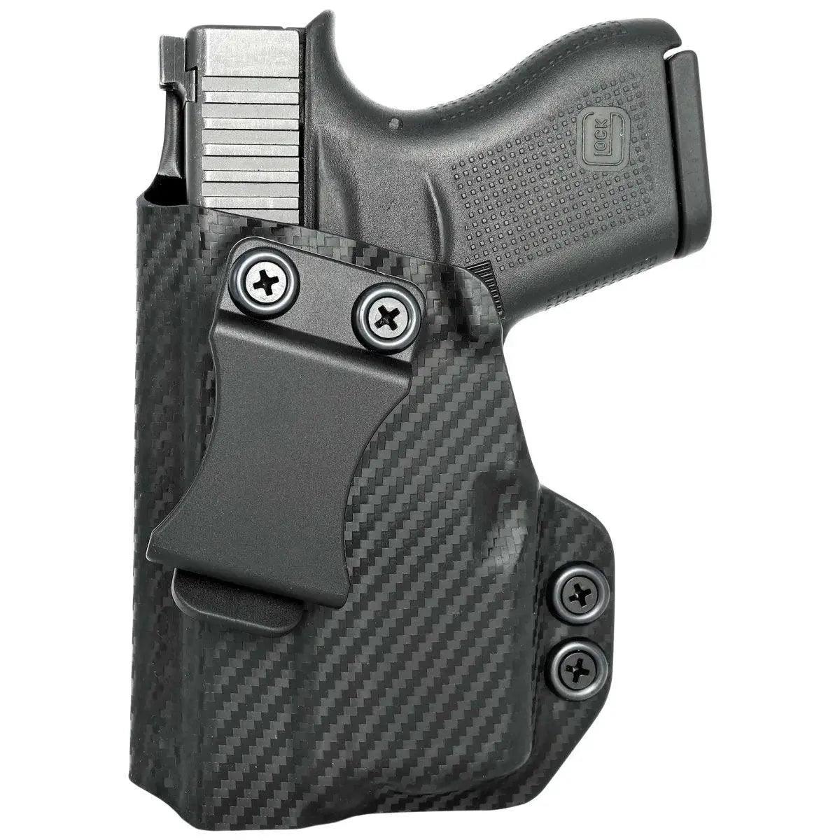 IWB Holster fits: Glock 43X TLR6 - Rounded by Concealment Express