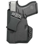 IWB Holster fits: Glock 43X TLR6 - Left Hand Black Front