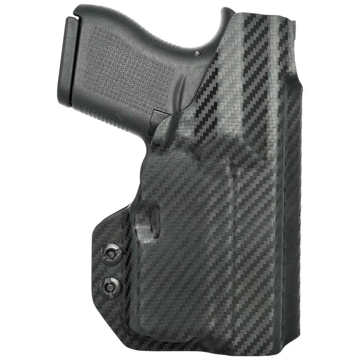 IWB Holster fits: Glock 43X TLR6 - Rounded by Concealment Express