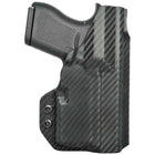 IWB Holster fits: Glock 43X TLR6 - Left Hand Carbon Fiber Back
