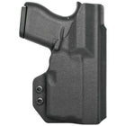 IWB Holster fits: Glock 43X TLR6 - Left Hand Black Back