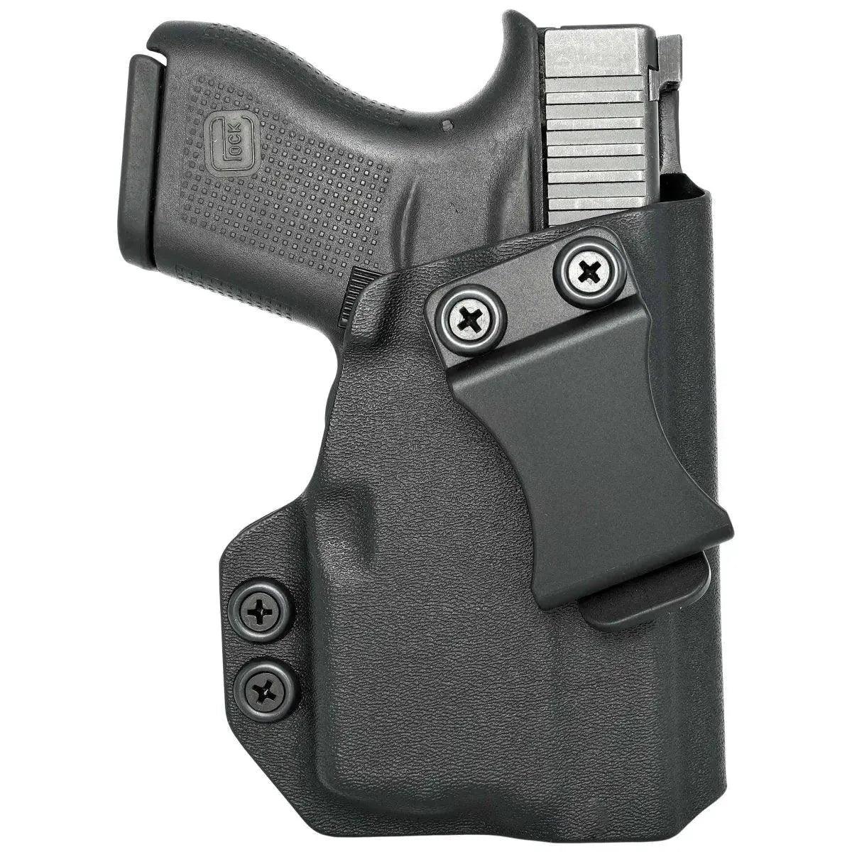 IWB Holster fits: Glock 43X TLR6 - Rounded by Concealment Express