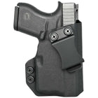 IWB Holster fits: Glock 43X TLR6 - Right Hand Black Front