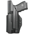 IWB Holster fits: Glock 17 19 19X 26 31 32 33 34 45 47 49 TLR-1 - Right Hand Carbon Fiber Back