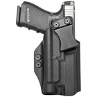 IWB Holster fits: Glock 17 19 19X 26 31 32 33 34 45 47 49 TLR-1 - Right Hand Black Front