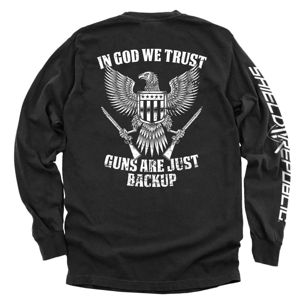 In God We Trust Guns Are Just Backup - Rounded by Concealment Express