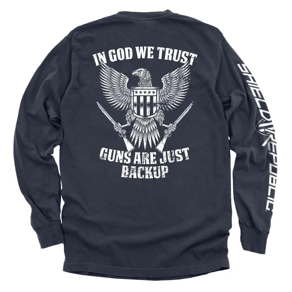 In God We Trust Guns Are Just Backup - Rounded by Concealment Express