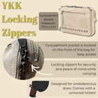 Concealed Carry Kailey Leather Purse Pack by Lady Conceal