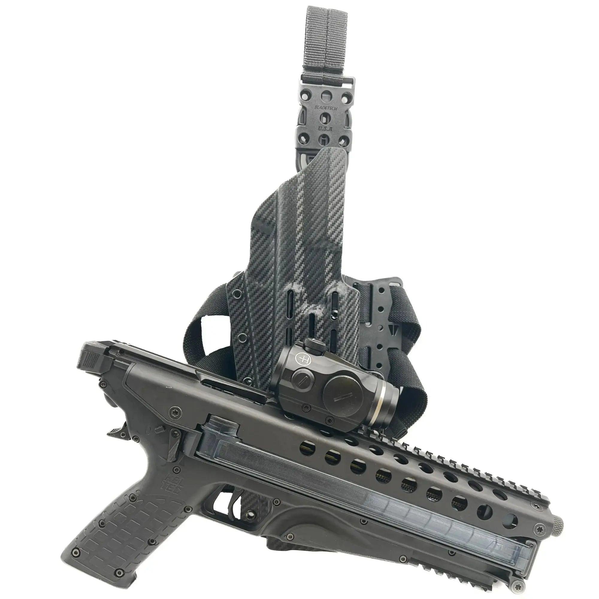 Keltec P50 Drop Leg Holster - Rounded by Concealment Express