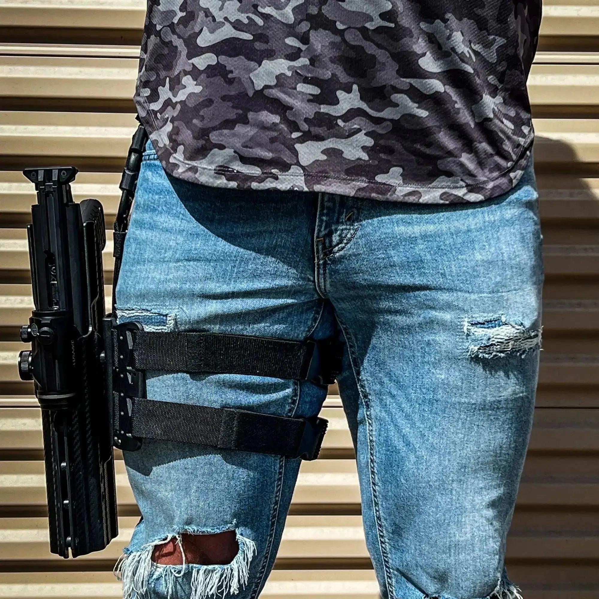 Keltec P50 Drop Leg Holster - Rounded by Concealment Express