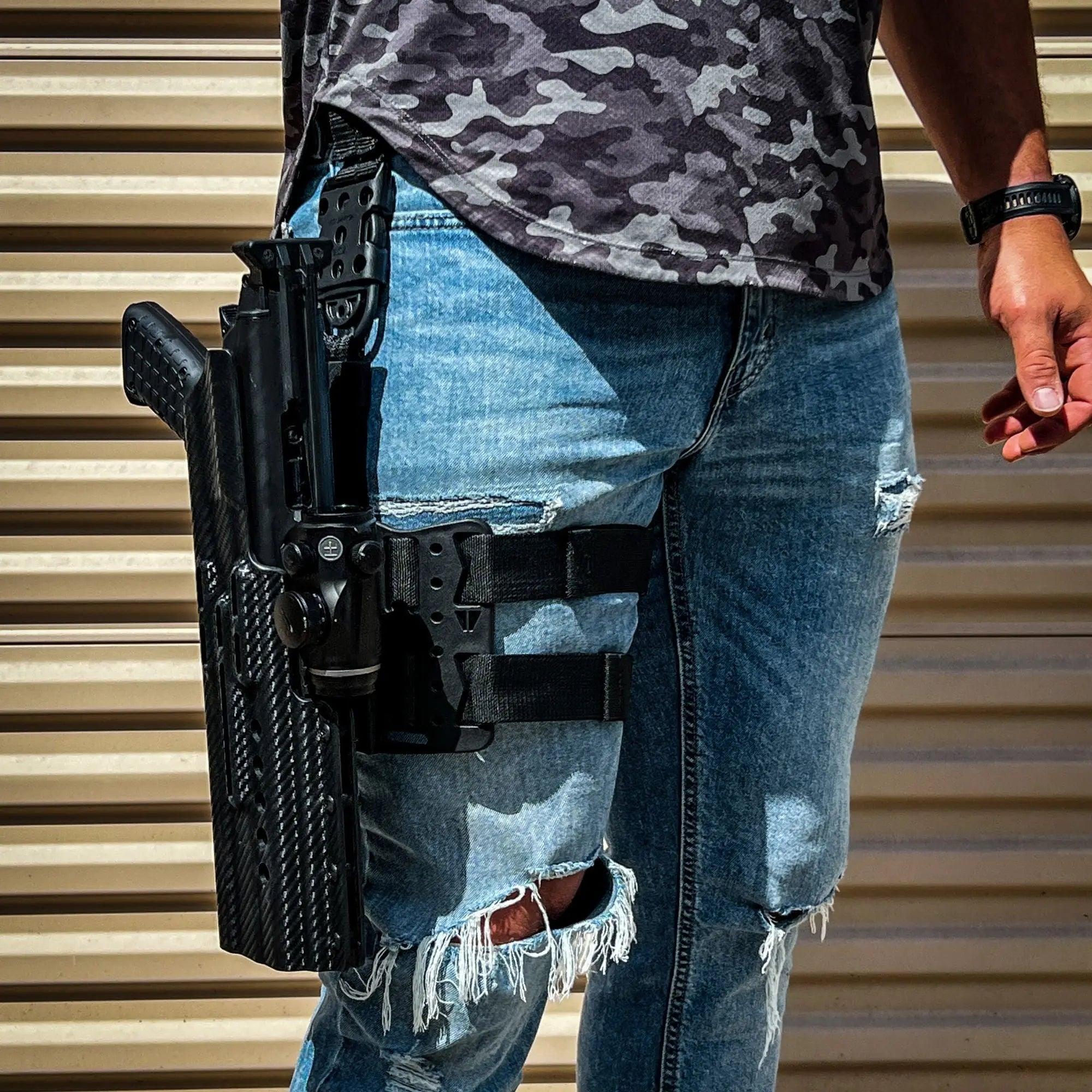 Keltec P50 Drop Leg Holster - Rounded by Concealment Express