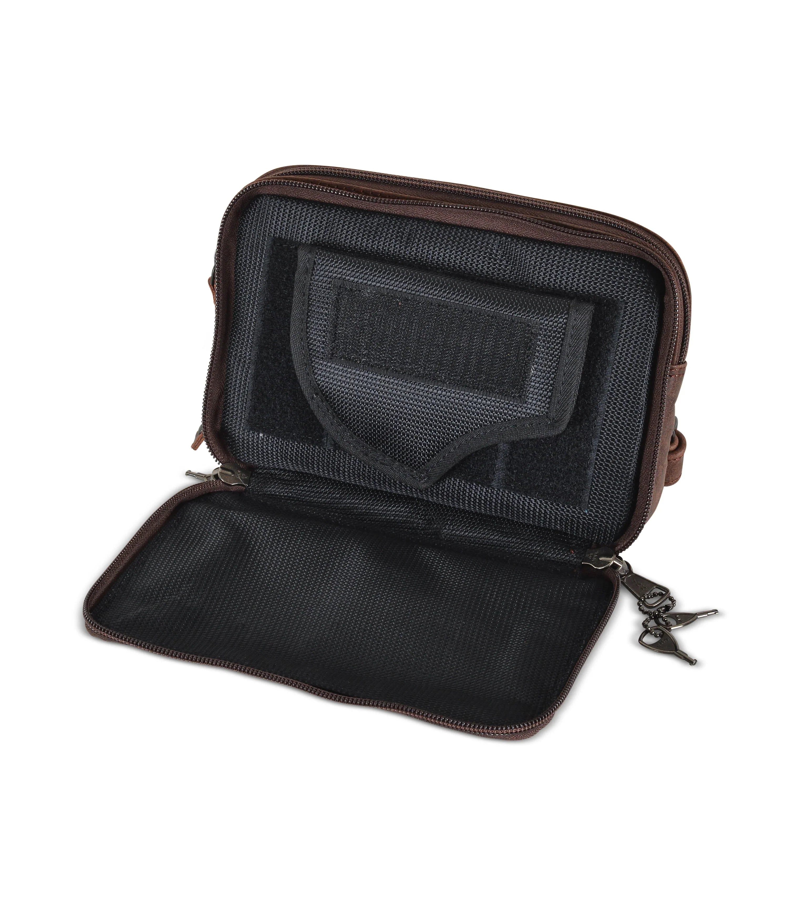 Concealed Carry Kailey Leather Purse Pack by Lady Conceal - Rounded by Concealment Express