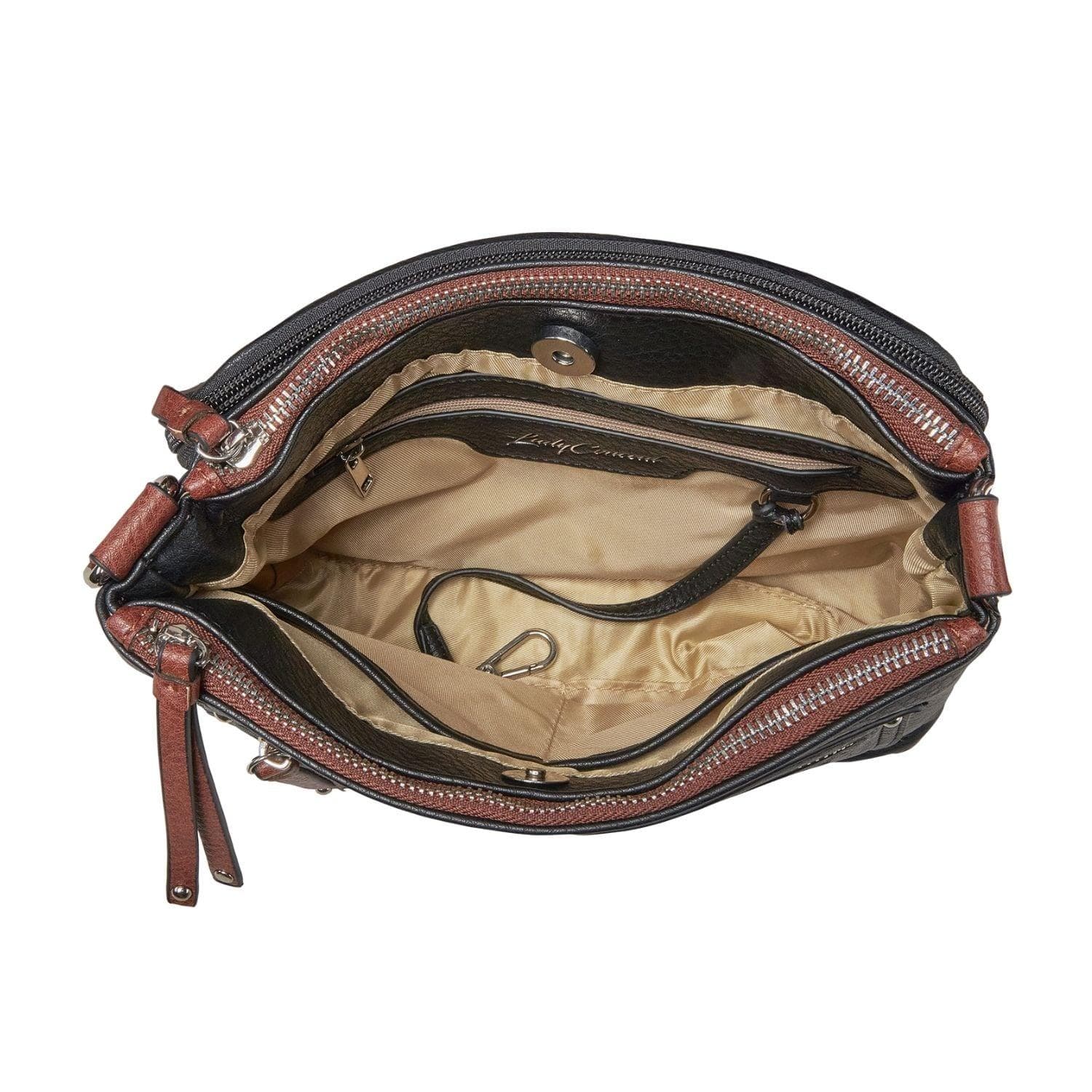 Concealed Carry Hailey Crossbody by Lady Conceal - Rounded by Concealment Express