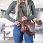 Concealed Carry Purse Blake Leather Crossbody by Lady Conceal