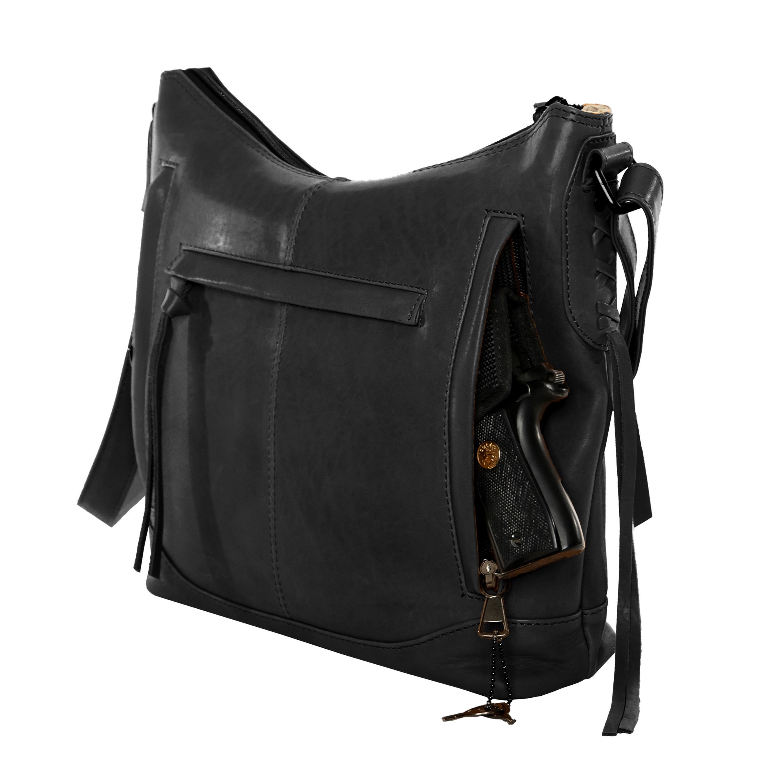 Concealed Carry Purse Blake Leather Crossbody by Lady Conceal