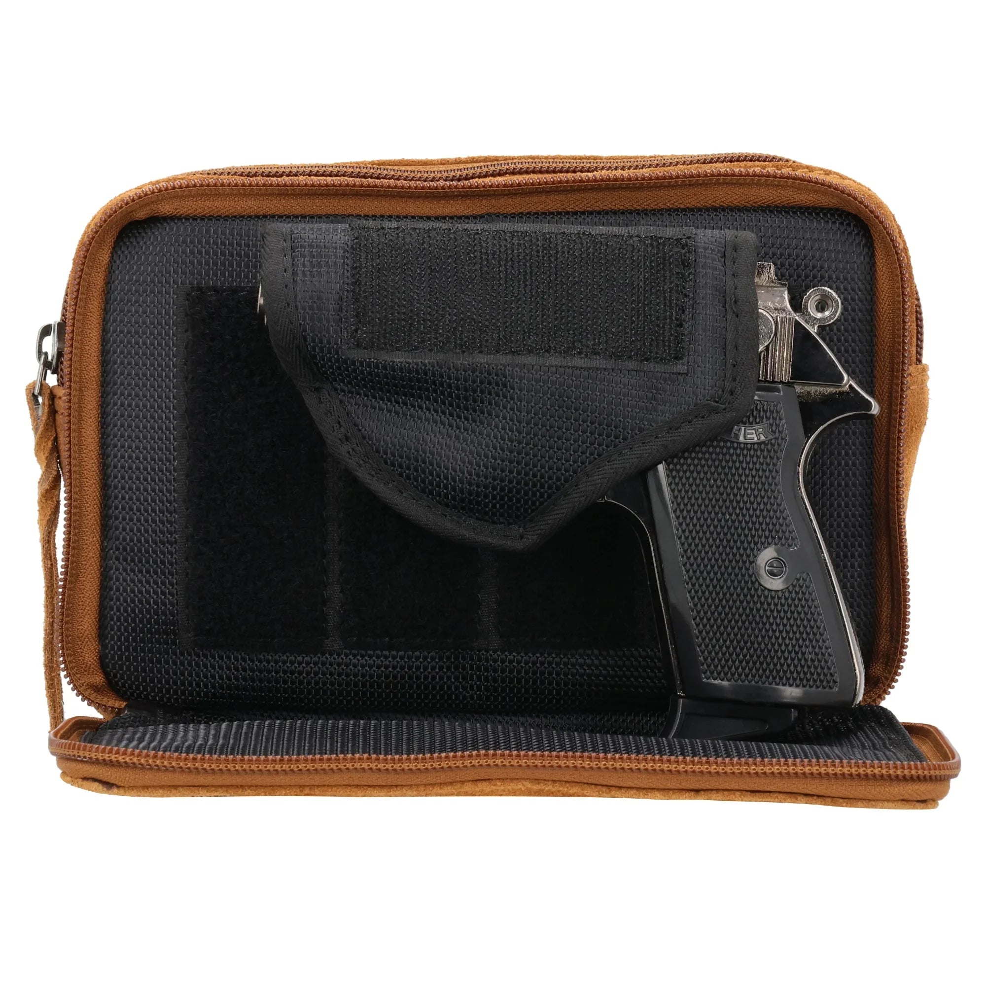 Concealed Carry Kailey Leather Purse Pack by Lady Conceal - Rounded by Concealment Express