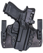 Leather Hybrid Holster fits: Glock DS (Wide)