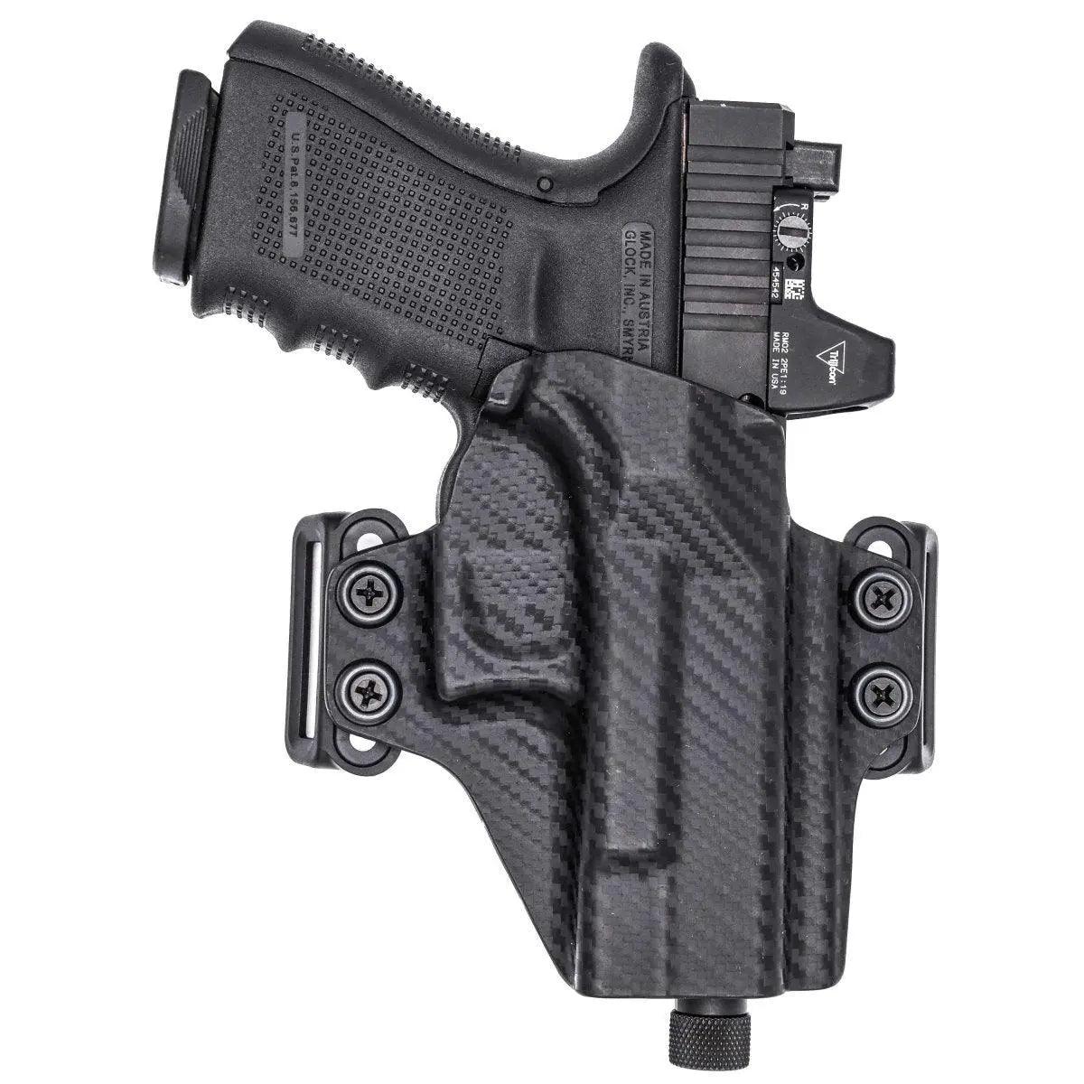 OWB Holster fits: Glock 19 19X 23 32 45 - Rounded by Concealment Express