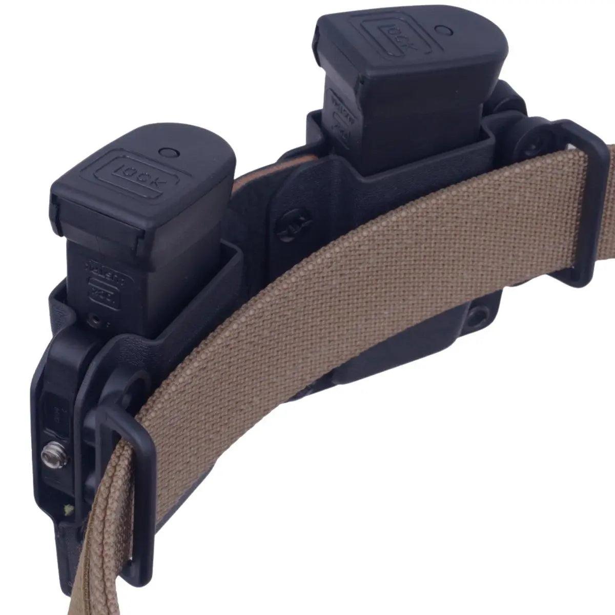 OWB KYDEX Double Magazine Duty Holster - Rounded by Concealment Express