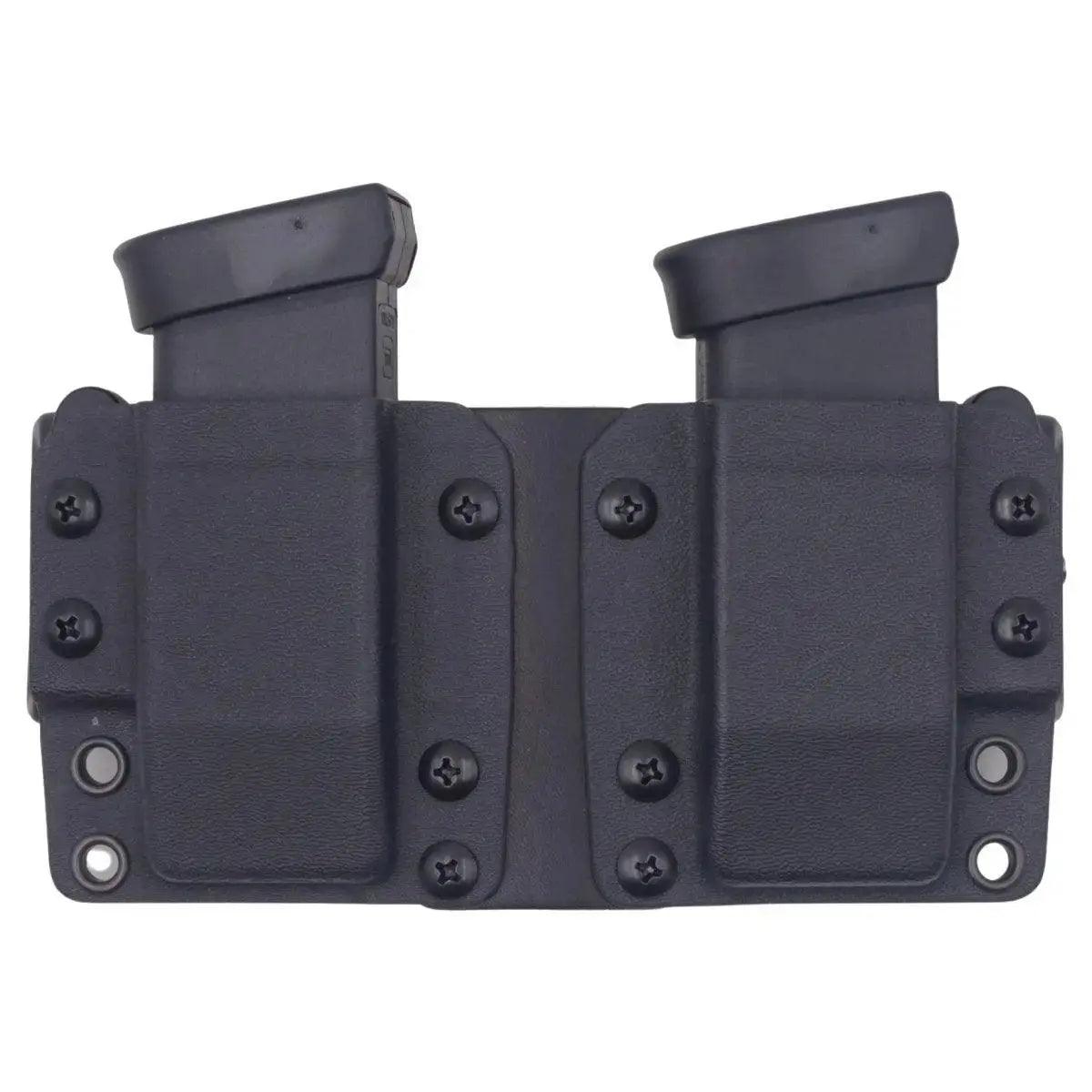OWB KYDEX Double Magazine Duty Holster - Rounded by Concealment Express