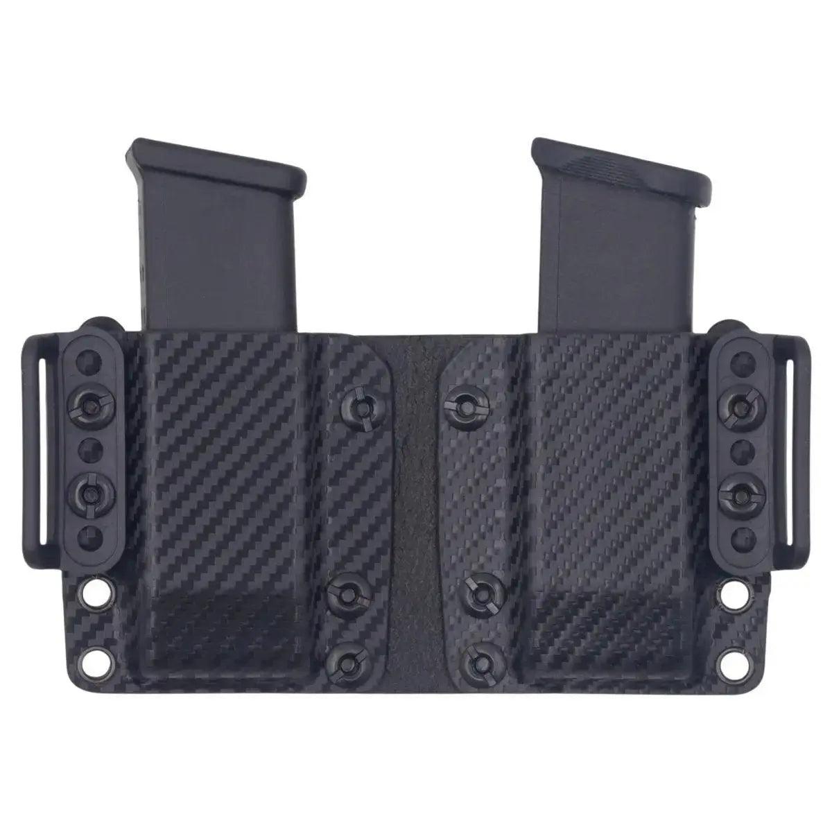 OWB KYDEX Double Magazine Duty Holster - Rounded by Concealment Express