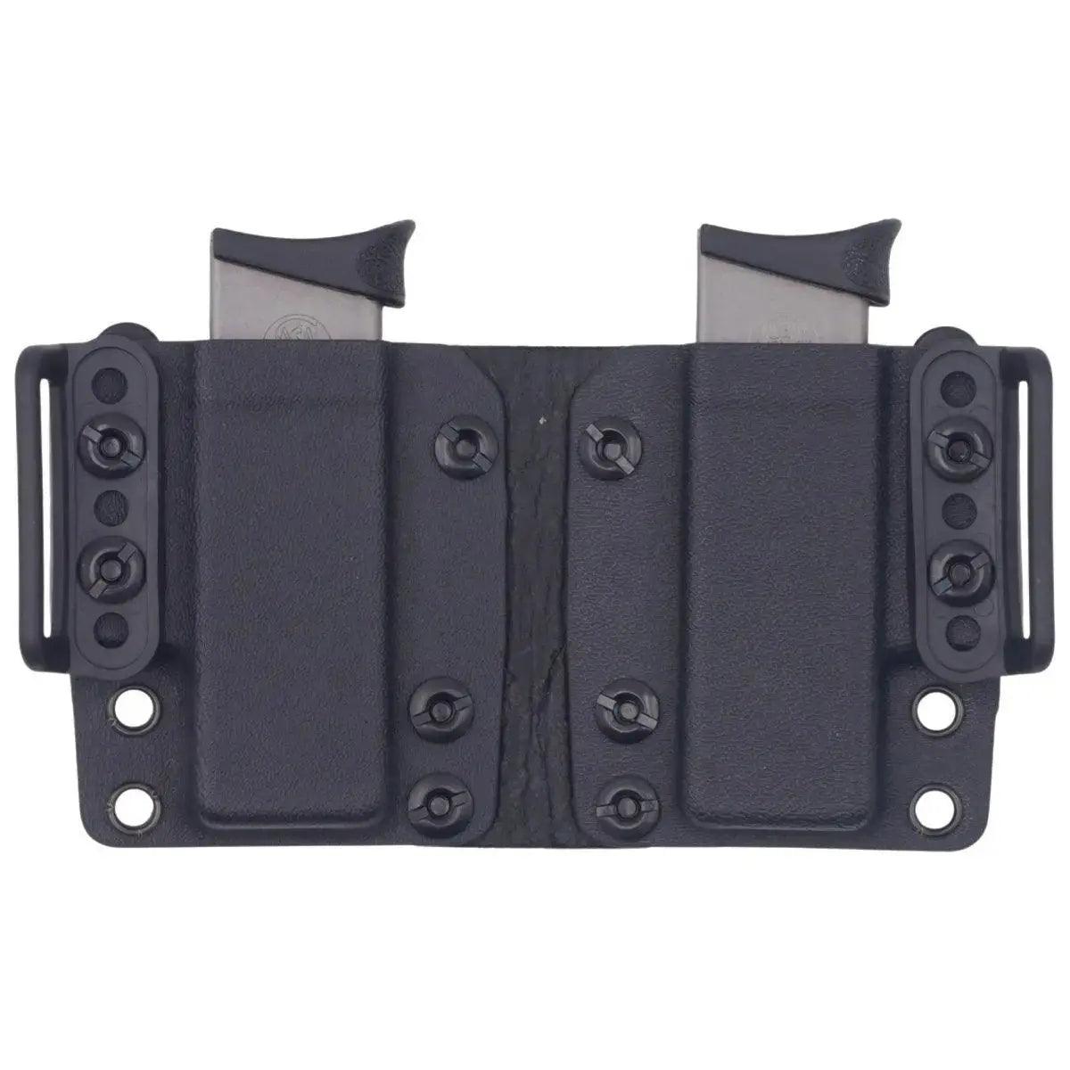 OWB KYDEX Double Magazine Duty Holster - Rounded by Concealment Express