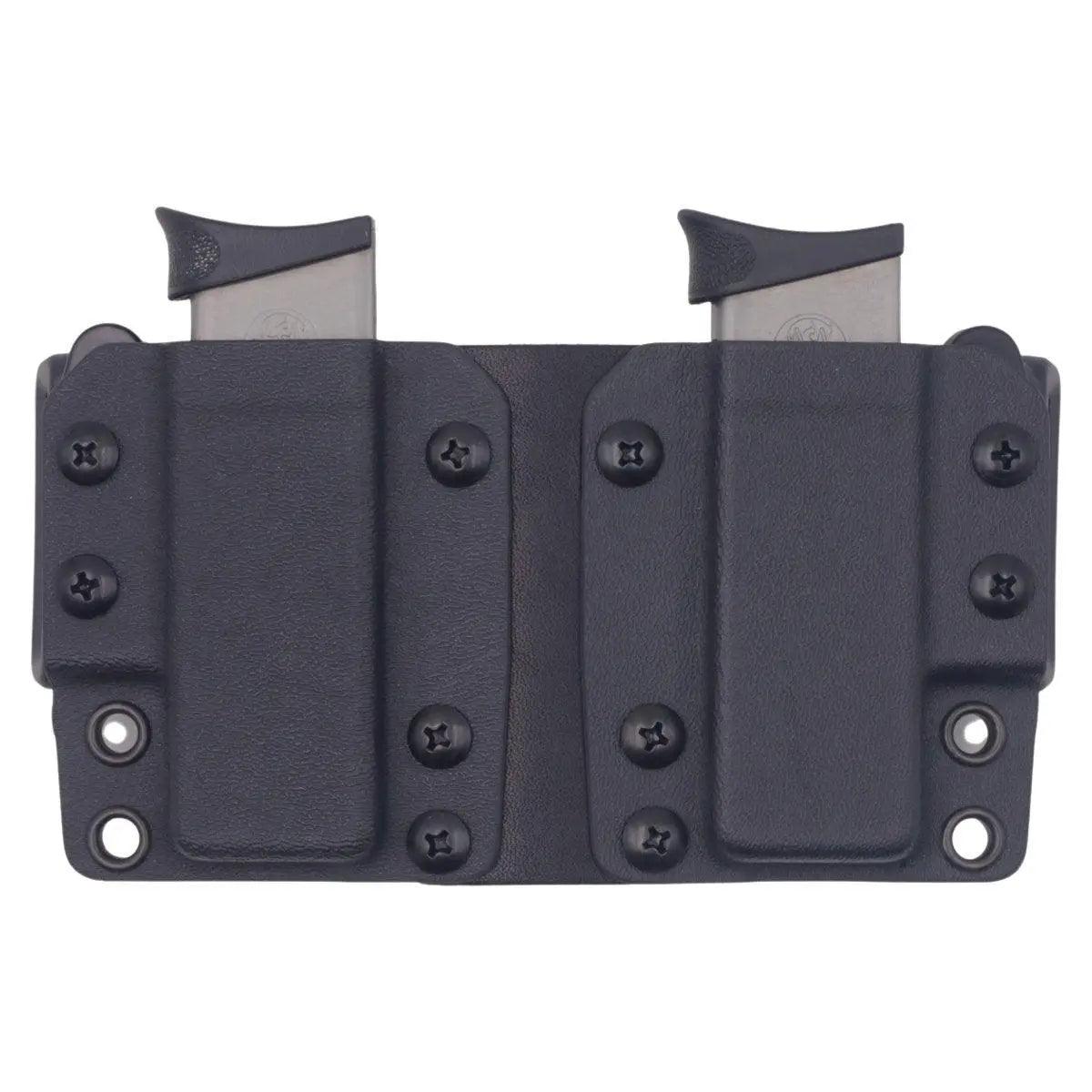 OWB KYDEX Double Magazine Duty Holster - Rounded by Concealment Express