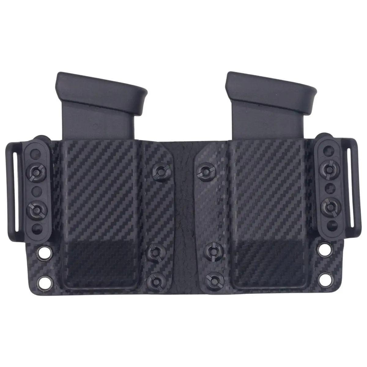 OWB KYDEX Double Magazine Duty Holster - Rounded by Concealment Express