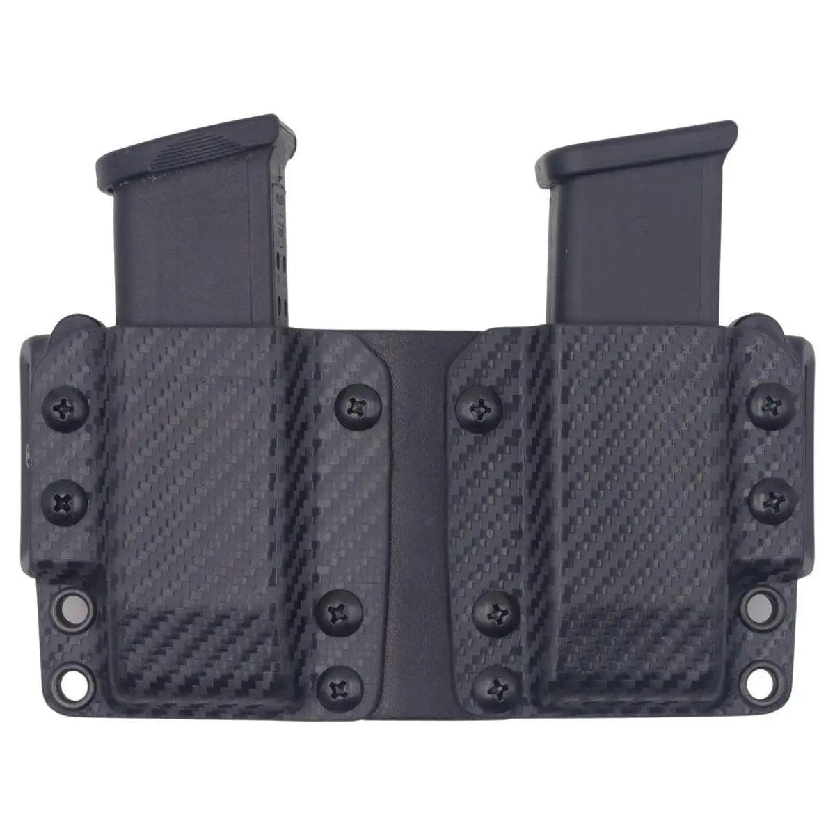 OWB KYDEX Double Magazine Duty Holster - Rounded by Concealment Express