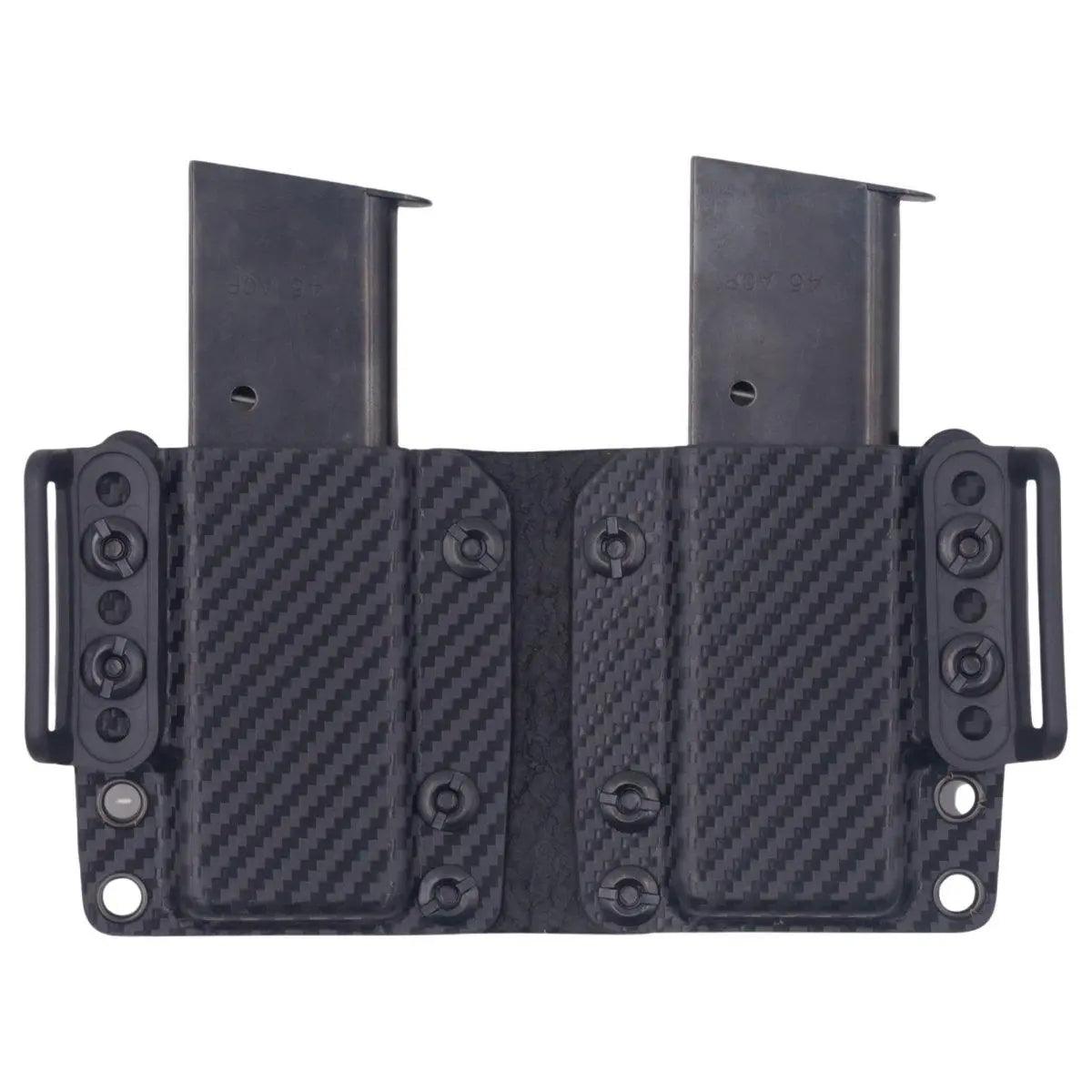 OWB KYDEX Double Magazine Duty Holster - Rounded by Concealment Express