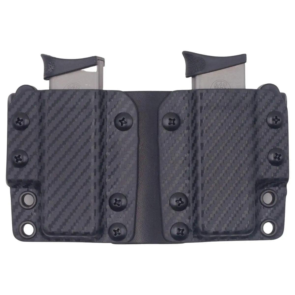 OWB KYDEX Double Magazine Duty Holster - Rounded by Concealment Express