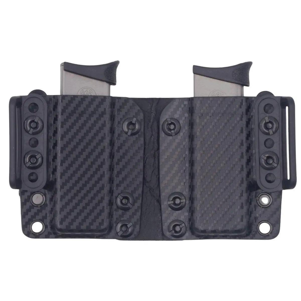 OWB KYDEX Double Magazine Duty Holster - Rounded by Concealment Express