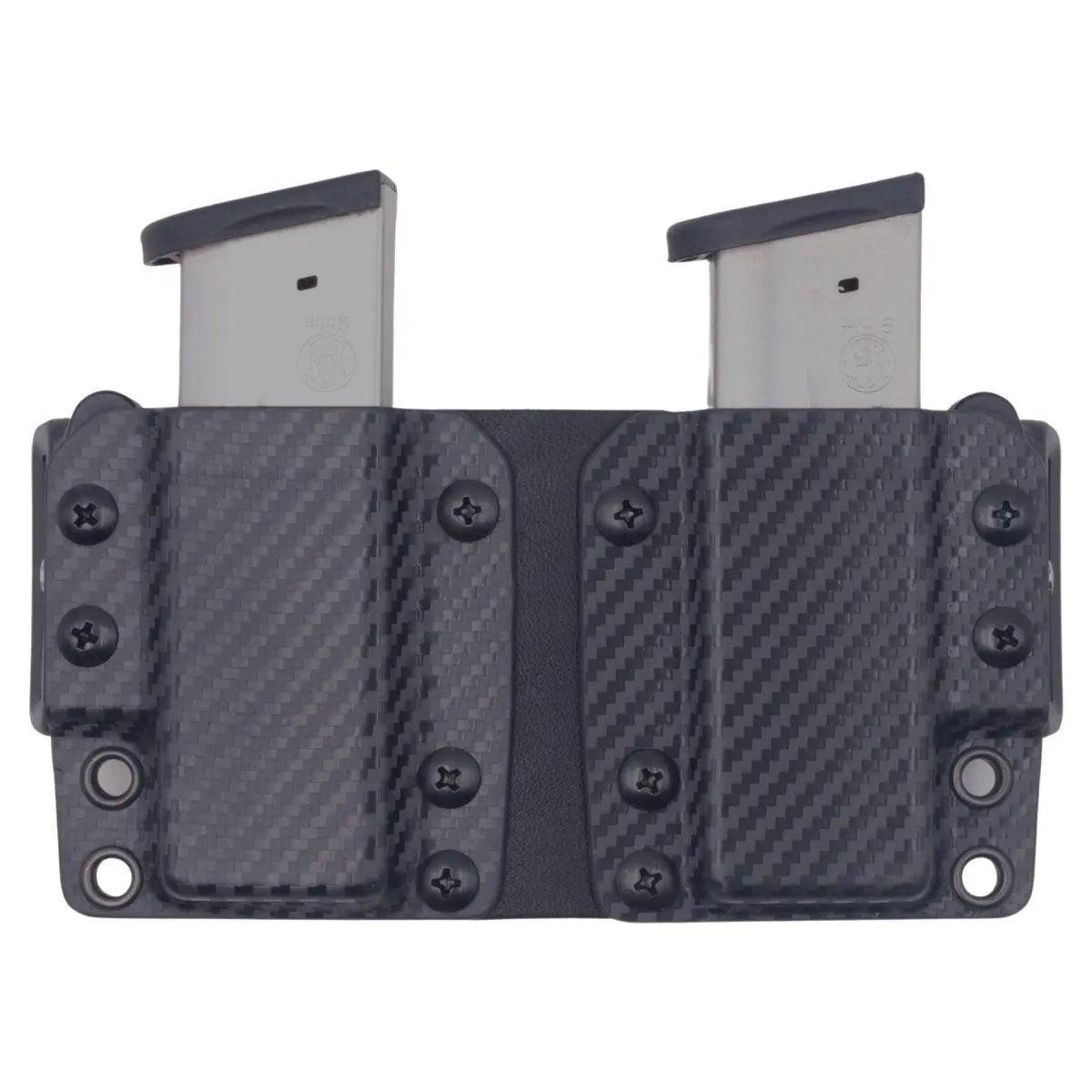 OWB KYDEX Double Magazine Duty Holster - Rounded by Concealment Express