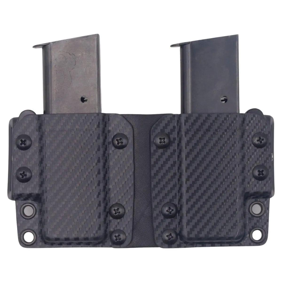 OWB KYDEX Double Magazine Duty Holster - Rounded by Concealment Express