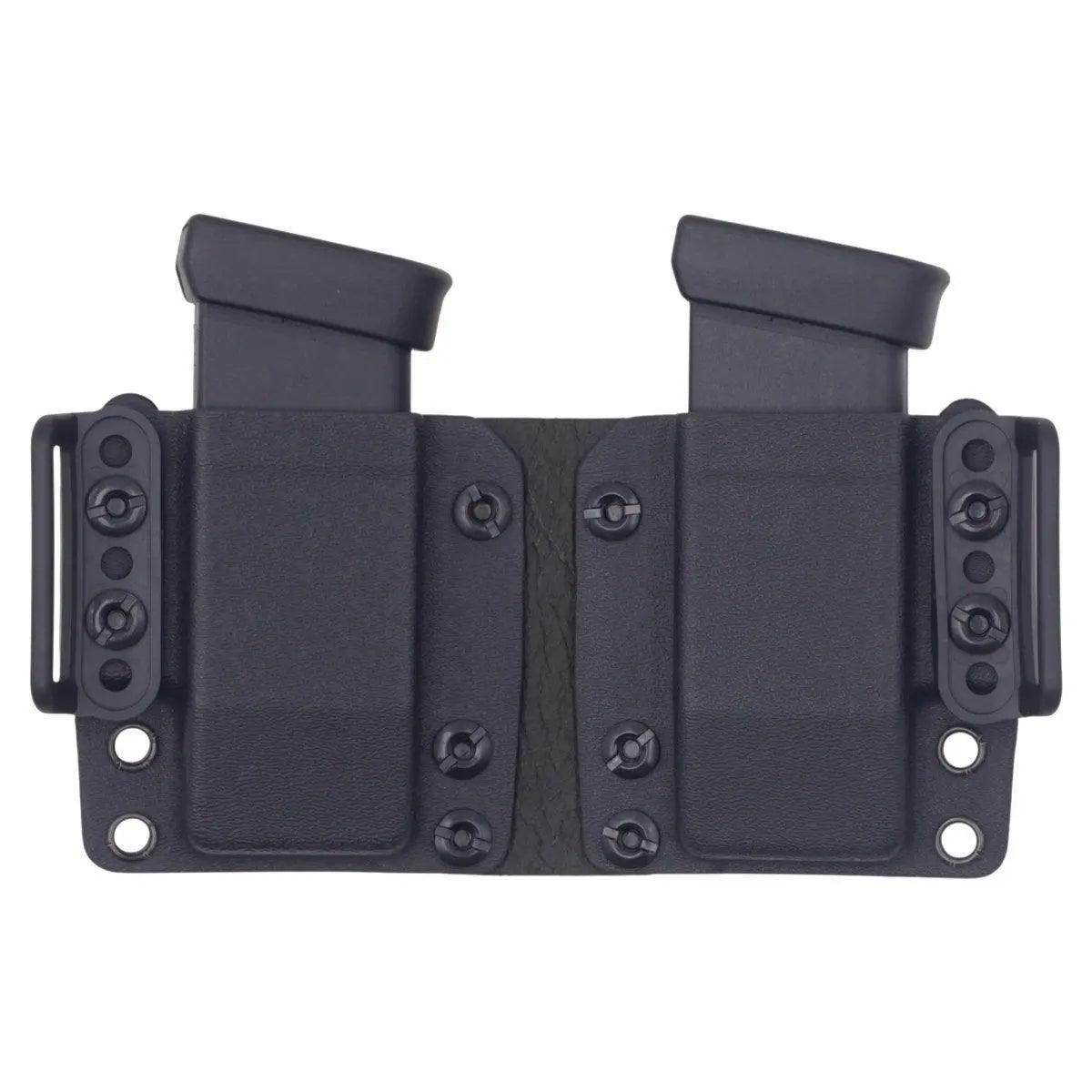 OWB KYDEX Double Magazine Duty Holster - Rounded by Concealment Express