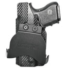 Paddle Holster fits: Glock 26 33 - Right Hand Carbon Fiber Front