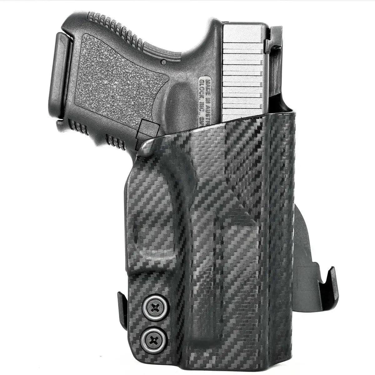 Paddle Holster fits: Glock 26 27 33 (Optic Ready) - Rounded by Concealment Express