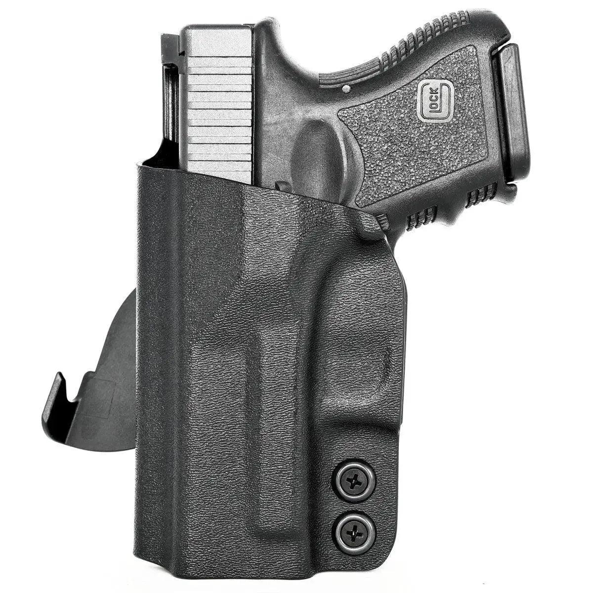 Paddle Holster fits: Glock 26 27 33 (Optic Ready) - Rounded by Concealment Express