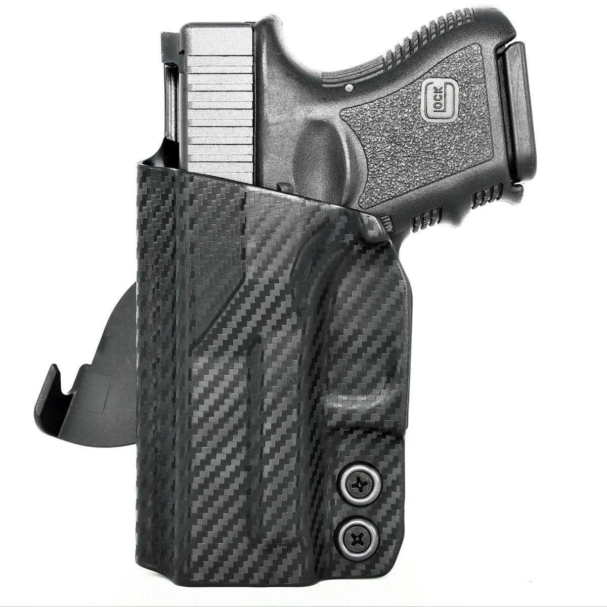 Paddle Holster fits: Glock 26 27 33 (Optic Ready) - Rounded by Concealment Express