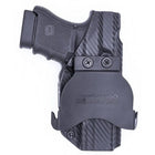 Paddle Holster fits: Glock 30S - Left Hand Carbon Fiber Front