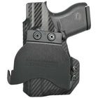Paddle Holster fits: Glock 43X TLR6 - Right Hand Carbon Fiber Front