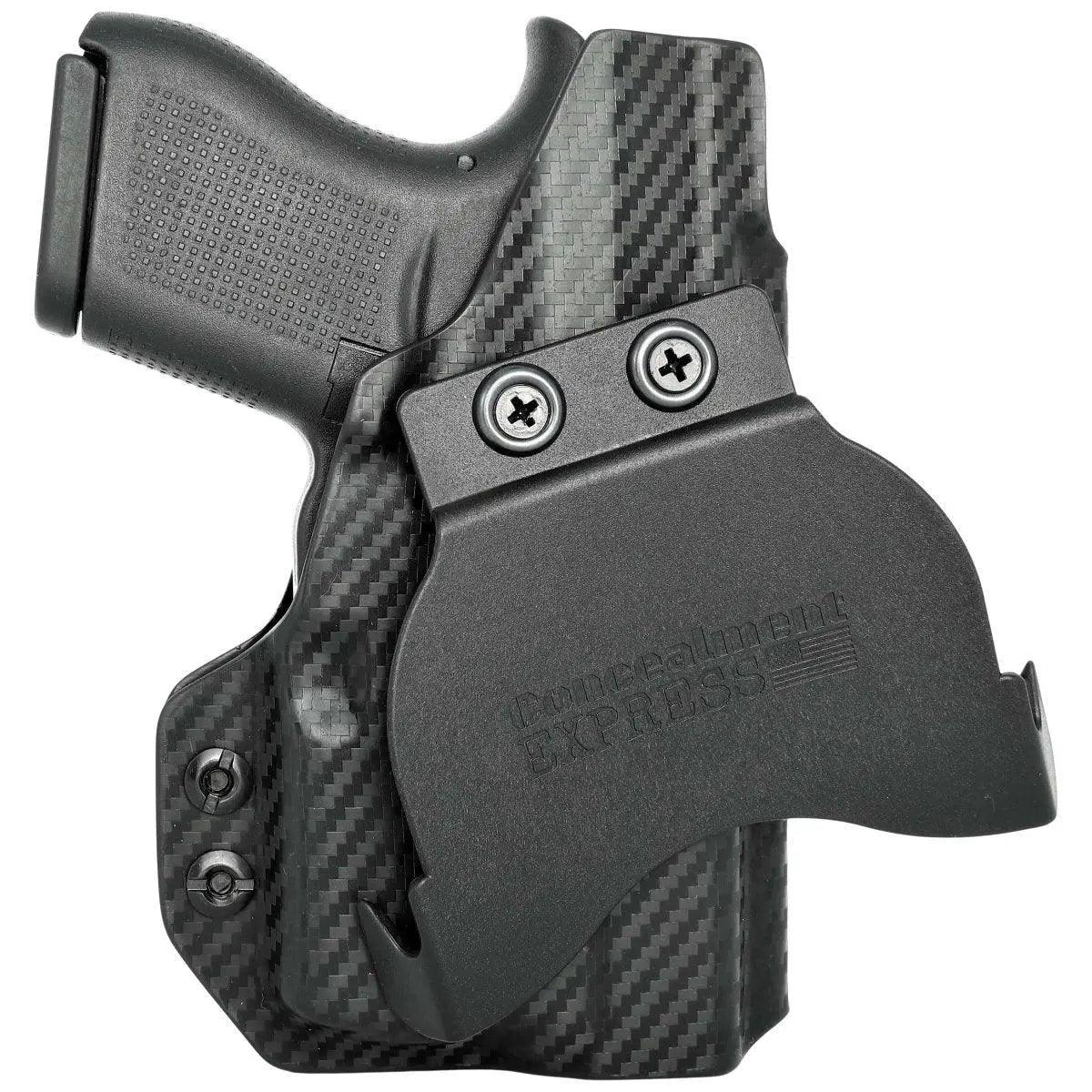 Rounded By Concealment Express IWB Holster For Glock 43X With TLR6 – Kydex, USA Made, Lifetime Warranty