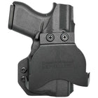 Paddle Holster fits: Glock 43X TLR6 - Left Hand Black Front